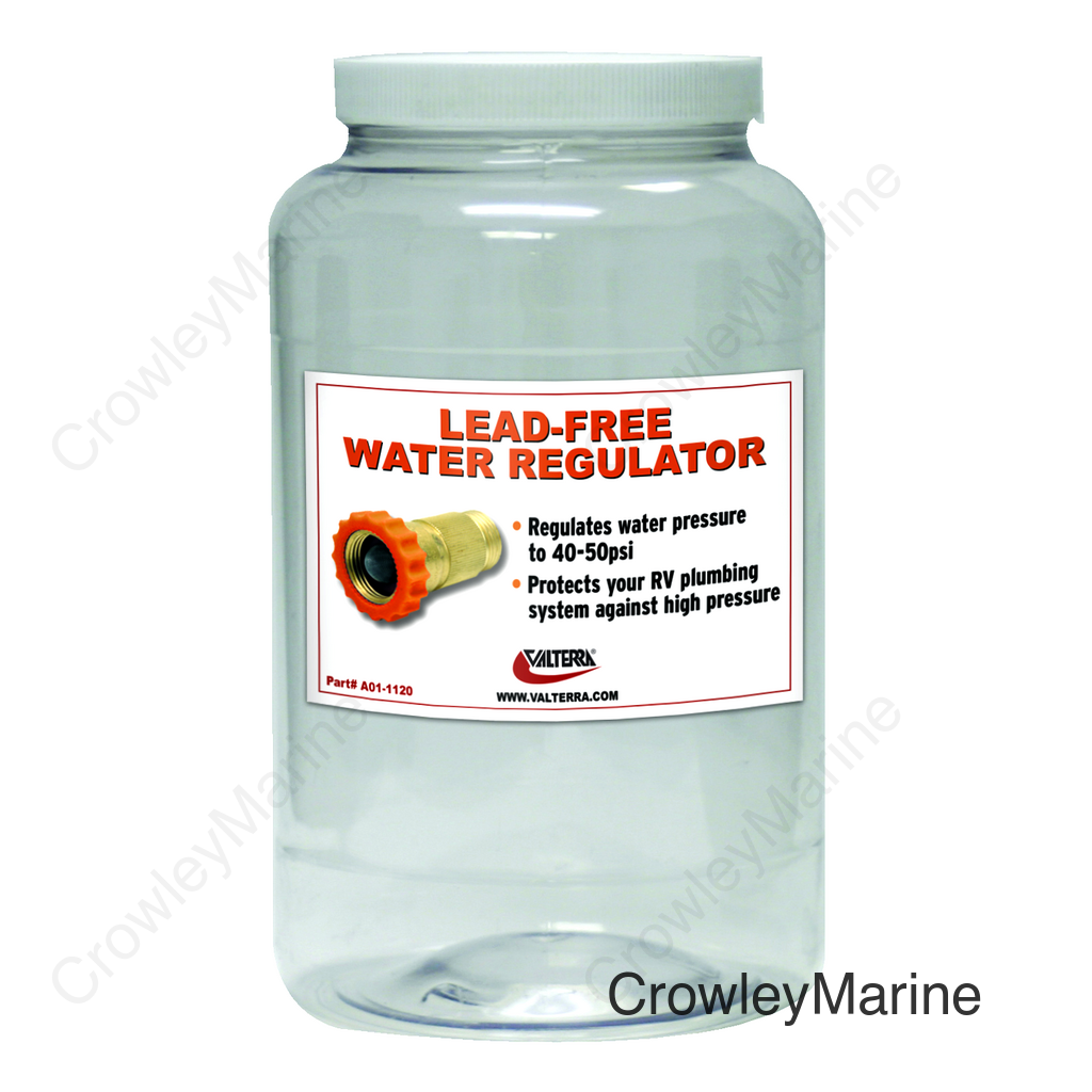 EMPTY JAR W/LABEL - WATER REGULATOR
