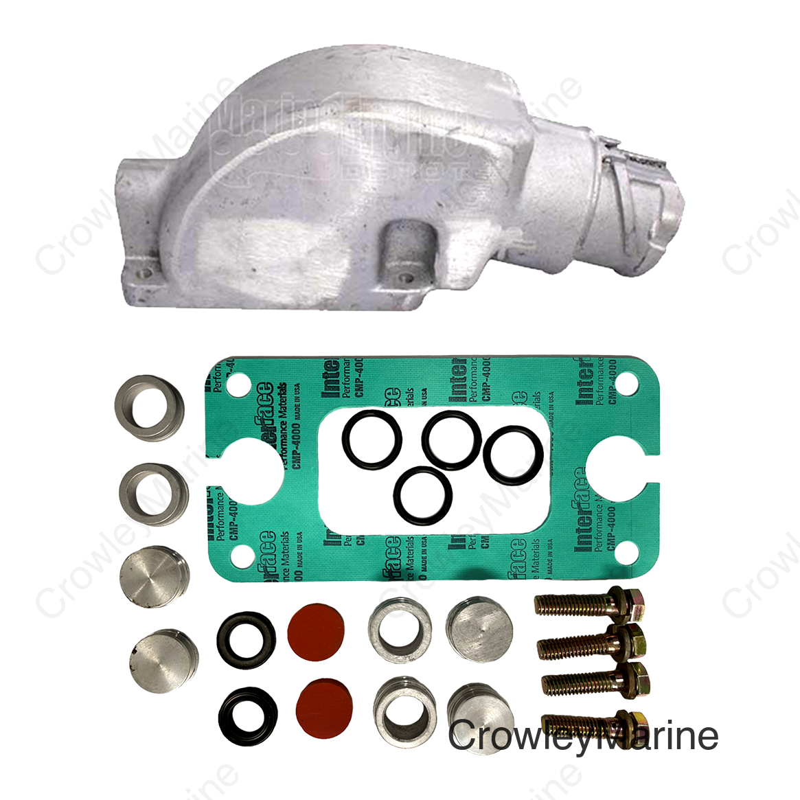 Riser Kit, Aluminum Exhaust MP2K