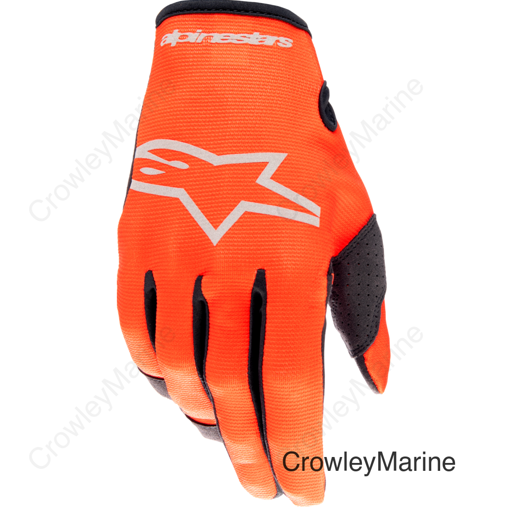 RADAR GLOVES HOT ORANGE/BLACK 2X