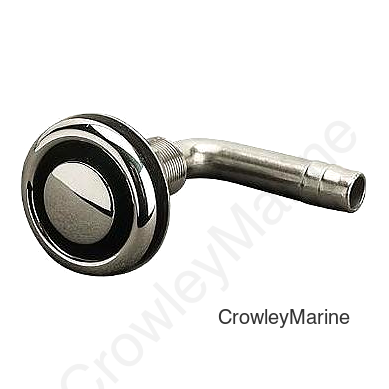 SeaDog 3532301 90° Gas Tank Vent, Fits 5/8" Hose, Stainless