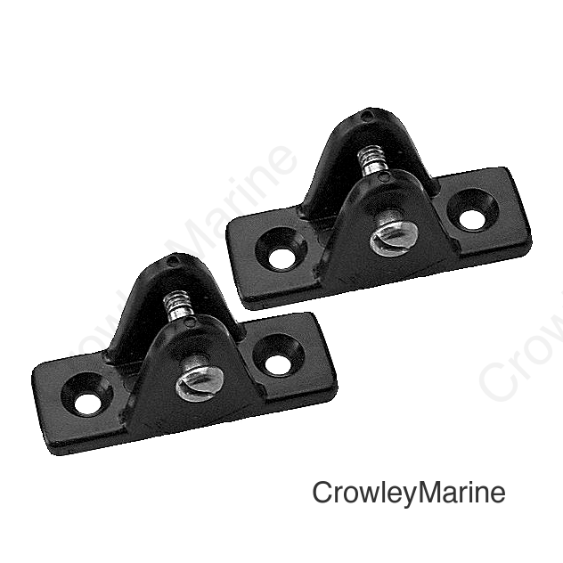 DECK HINGE NYLON BLK LG (2/PK)
