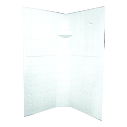 Specialty Recreation Neo Shower Wall, 34" x 34" x 67", White