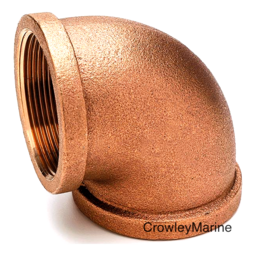 2  90 DEG BRONZE ELBOW