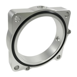 Torque Solution Throttle Body Spacer (Black): Audi / Volkswagen 2.0T FSI SI thumbnail-2