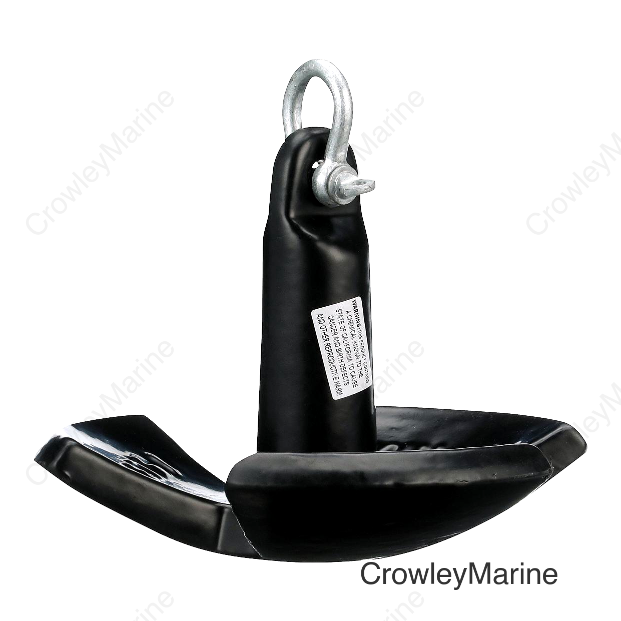 Seachoice River Anchor, Black Vinyl Coated Cast Iron, 15 Lbs.