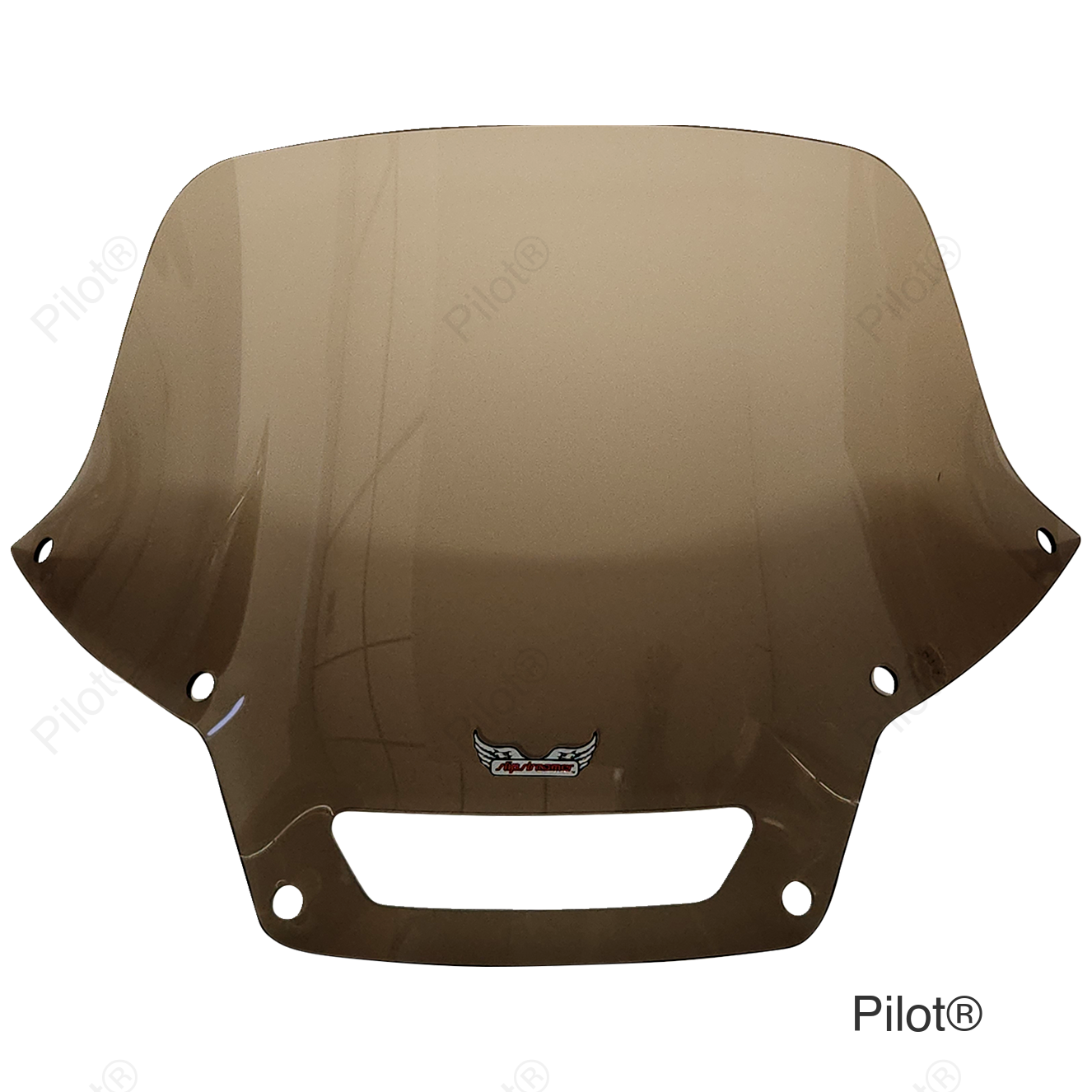 Windshield - Light Smoke - FXLRST - +2" Over Stock
