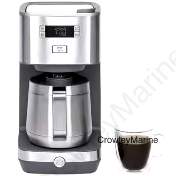 GE 10 CUP DRIP COFFEE MAKER WITH SI