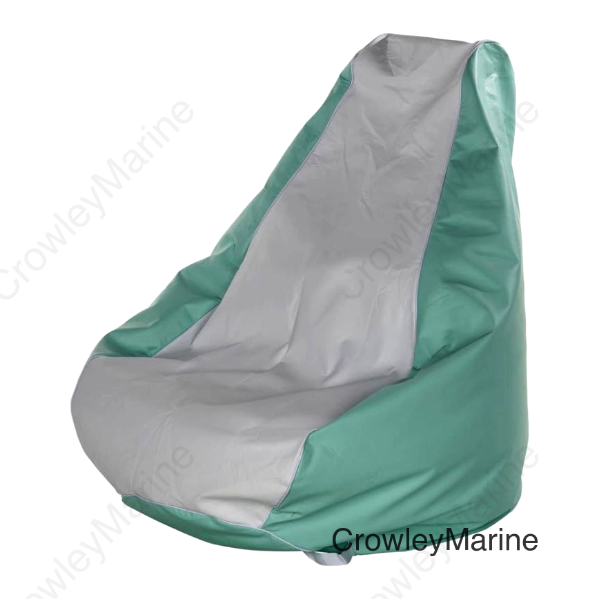 TEARDROP MARINE BEANBAG WHT SEAFOAM