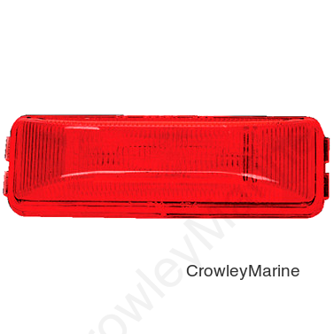 Clearance Light, Red Sealed 2-Bulb w/Black (426088)