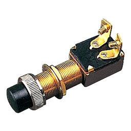 Momentary Push Button Switch w/Cover thumbnail-0