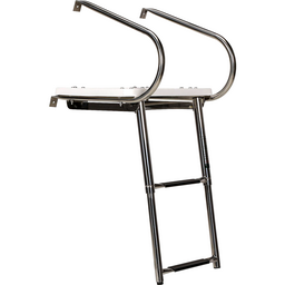 Seachoice Deluxe Universal Swim Platform With Slide Mount Telescoping Ladder thumbnail-5