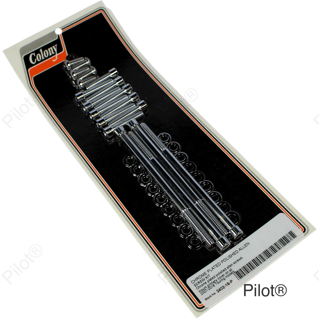 Screw Kit - Primary Cover - Chrome