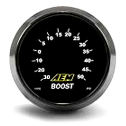 AEM 52mm Boost Digital Gauge -30-50psi thumbnail-2