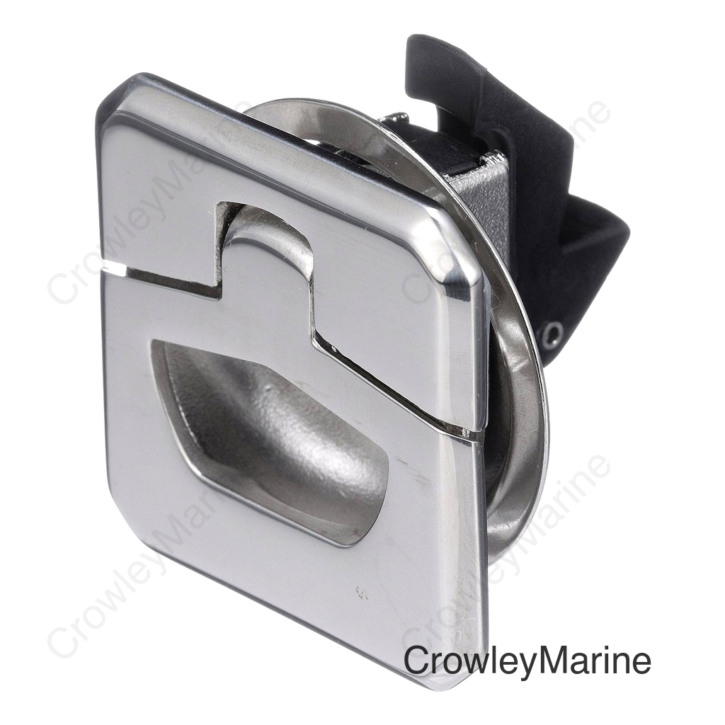 Seachoice Non-Locking Grand Slam Latch, 316 Stainless Steel, Square 1-3/4 In., Watertight
