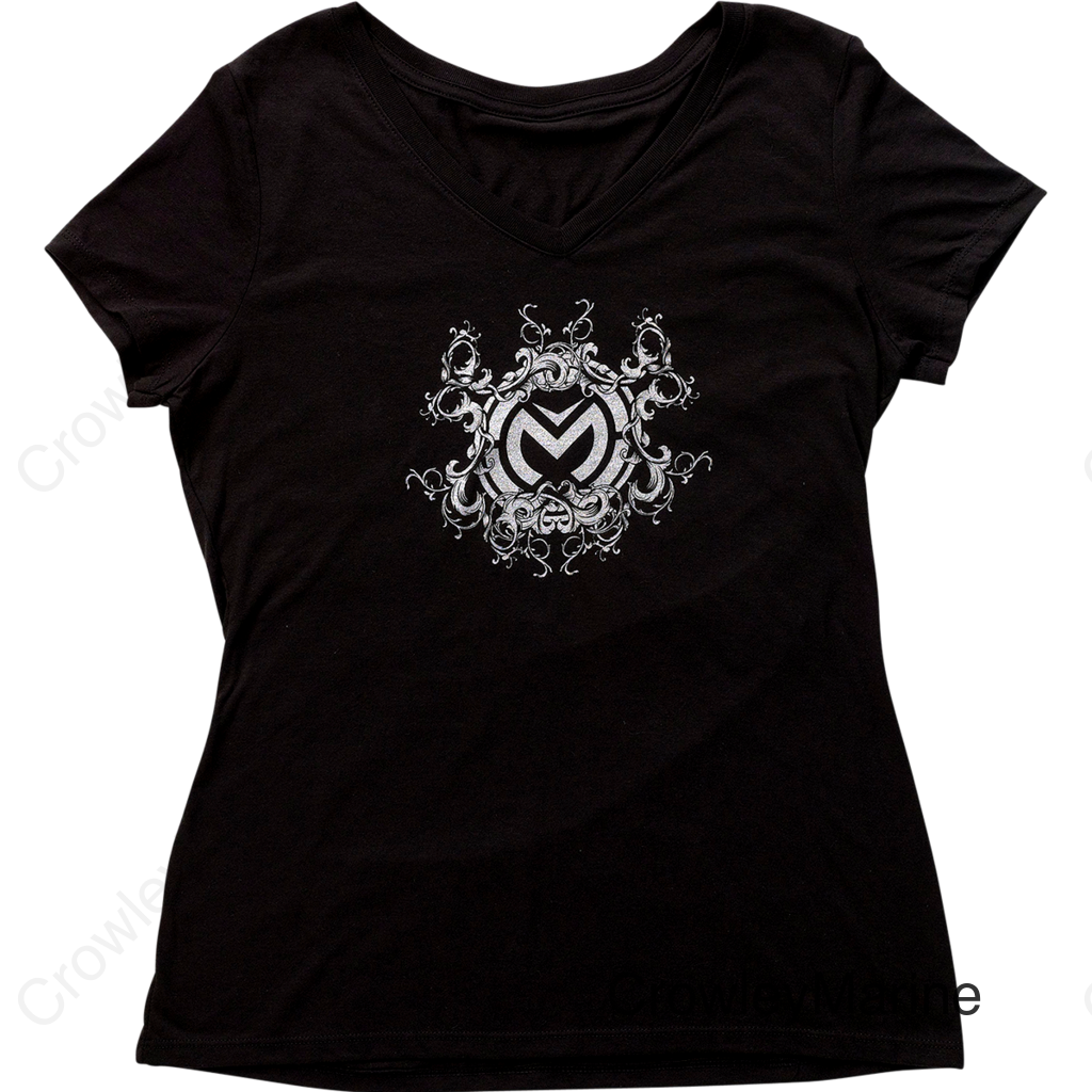 TEE WOMEN FILIGREE BK MD