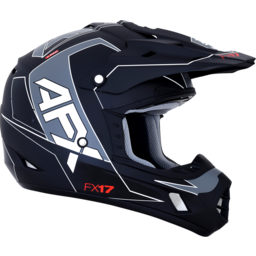 FX-17 Helmet - Aced - Matte Black/White - Large thumbnail-3