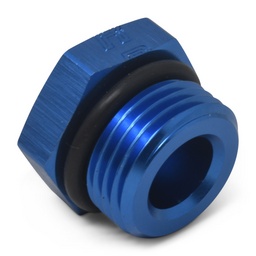 Russell Performance -3 AN Straight Thread Plug (Blue) (Blue) thumbnail-4