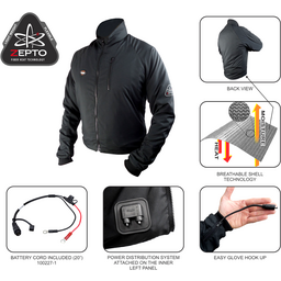 Gen X-4 Heated Jacket Liner - Black - 3XL thumbnail-2
