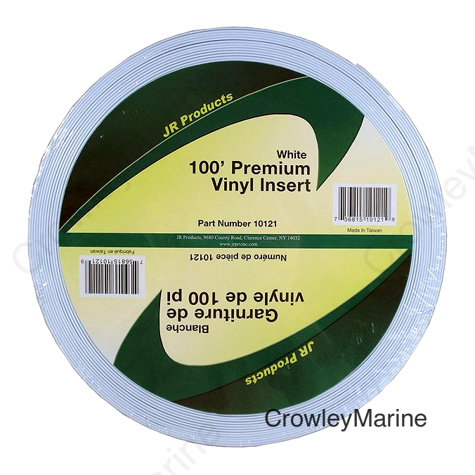 JR Products Vinyl Insert - Premium, 100' White