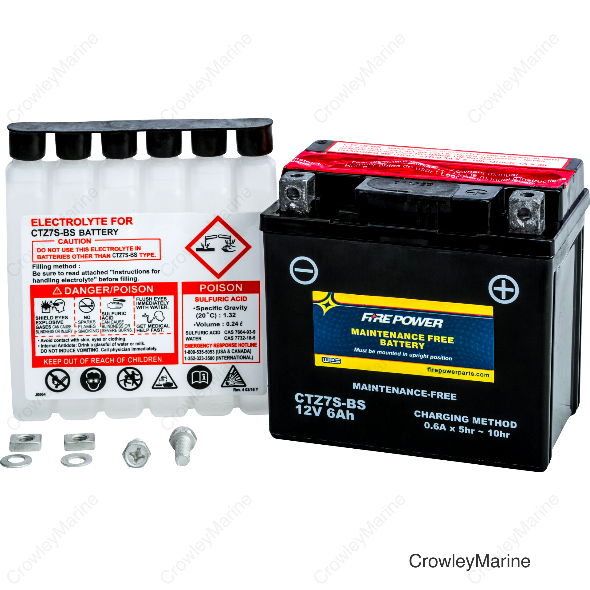 BATTERY CTZ7S-BS MAINTENANCE FREE