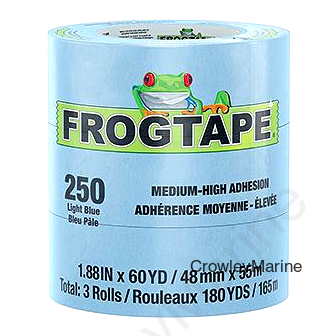 Shurtape 105330 Frogtape® 250 Blue Performance Grade Masking Tape, 3" x 180', Blue