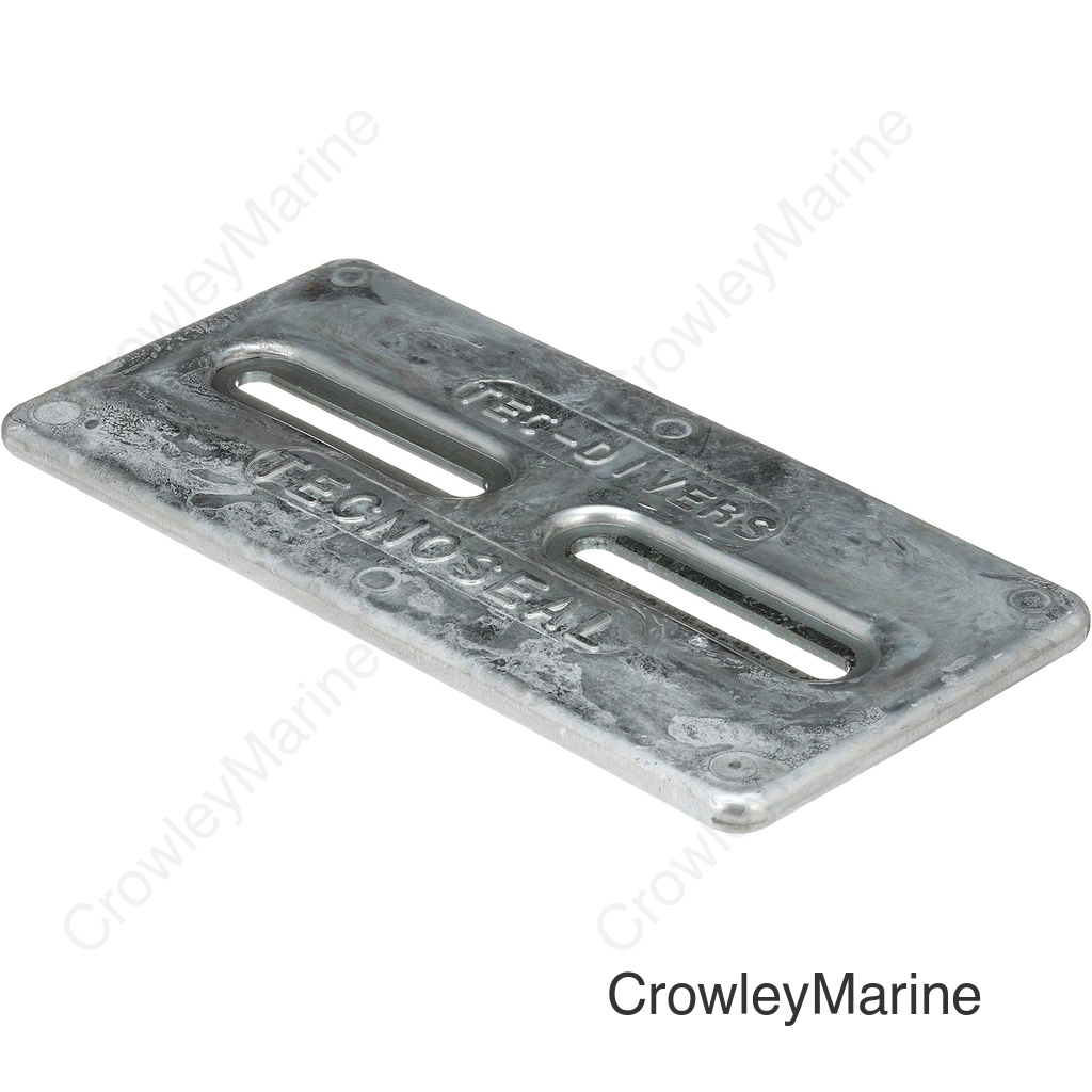 Seachoice 95613 Diver's Anode, Aluminum, Size 12" x 6" x 1/2"