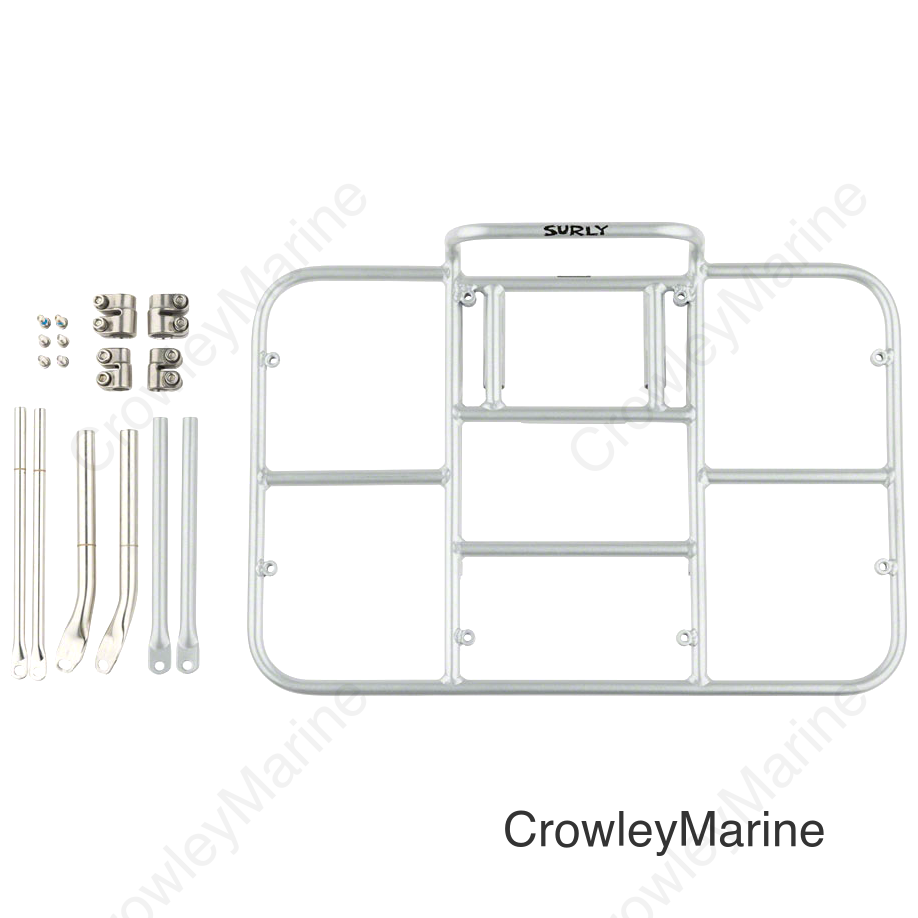 Surly 24-Pack Rack Front Rack - Steel Silver