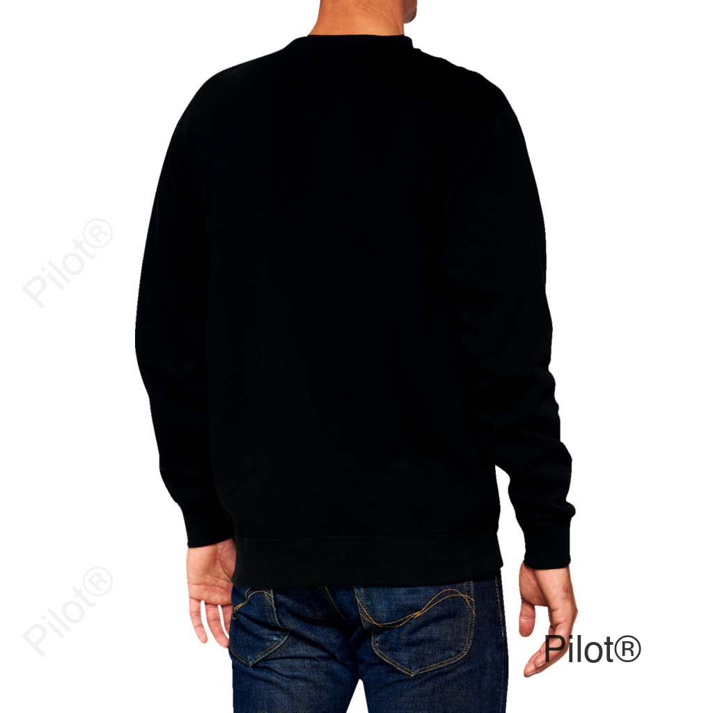 Icon Long-Sleeve Fleece Sweatshirt - Black - Large