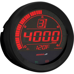 4" Tachometer - Black thumbnail-1