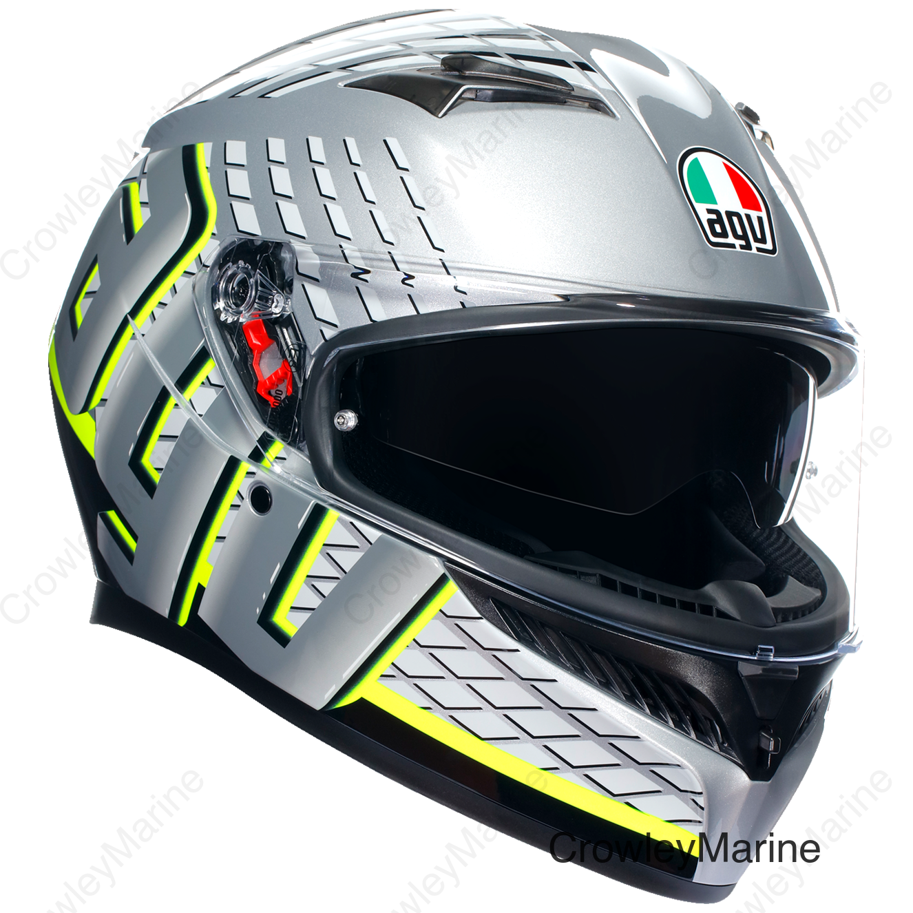 K3 Helmet - Fortify - Gray/Black/Yellow Fluo - Small