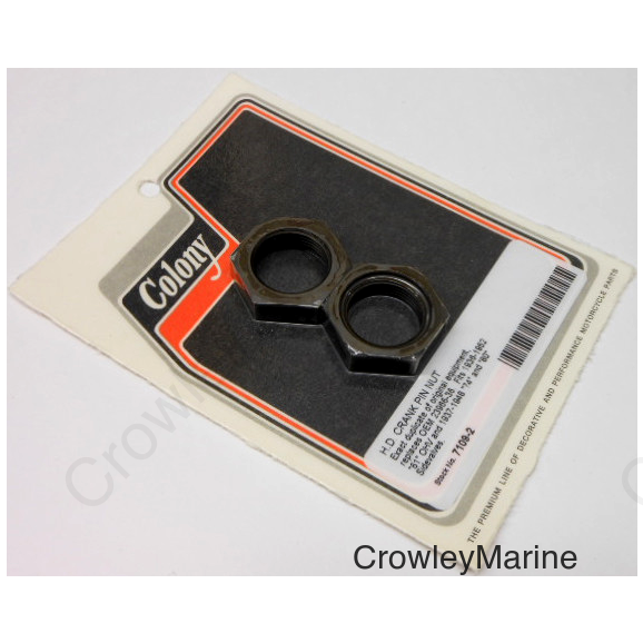 CRANK PIN NUT SET OHV 36-52 SIDE VALVE 37-48