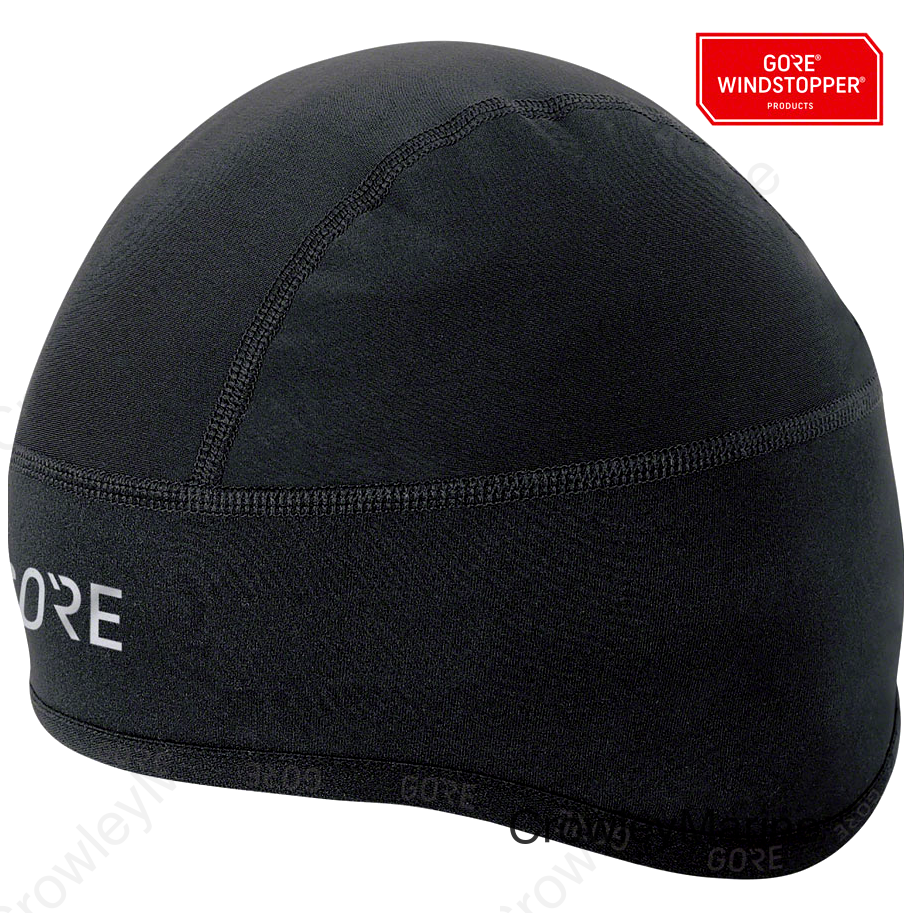 Gorewear C3 Windstopper Helmet Cap - Black Large