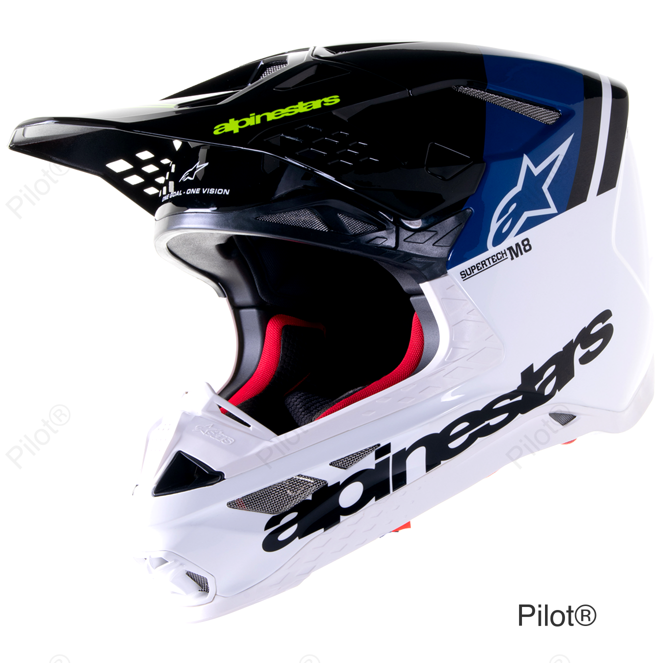 Supertech M8 Helmet - Radium 2 - MIPS® - Gloss Blue/White - XS