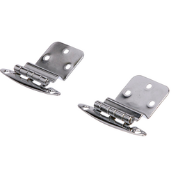 Seachoice Inset Hinges w/ 3/8 in. Inset, Chrome-Plated Brass, 2-3/4 in. X 2-1/8 in., Pack of 2 thumbnail-2