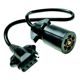 Seachoice 7-Way Round to 5-Way Flat Cable Adapter, Boat Trailer, 18 in. thumbnail-2