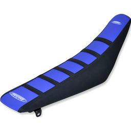 6-Ribbed Seat Cover - Black Ribs/Blue Top/Black Sides