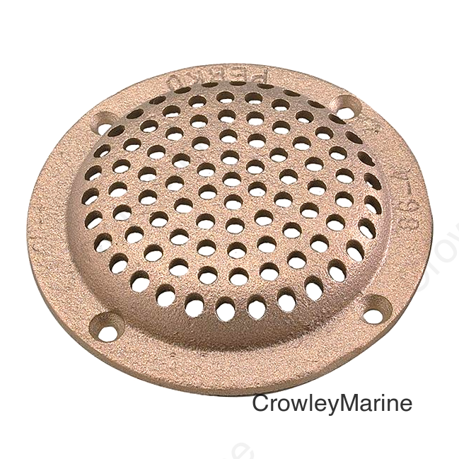 3" Round Bronze Strainer for 3/4" T-Hulls
