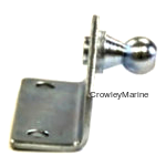 3/4" "L" GAS PROP BRACKET (1/CTN) - L Shaped; 10 Millimeter Ball Stud; 3/4 Inch Length; 2 Holes (RV0000099)