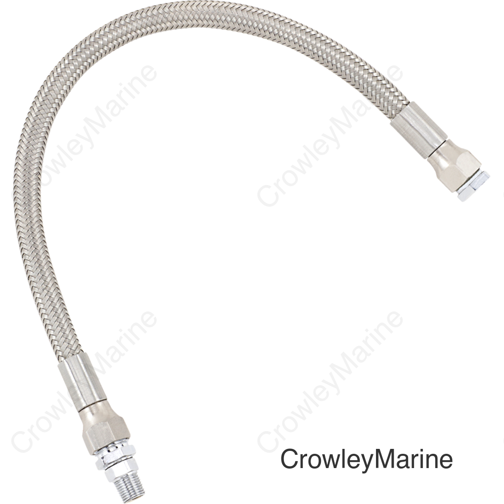13"SS OIL LINE W/FITTINGS