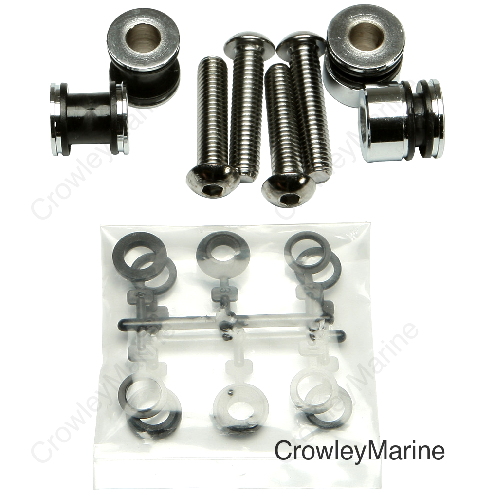 DOCKING HARDWARE KIT CHROME SOFTAIL