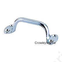 6" Handle, Chrome/Zinc, 2/Card