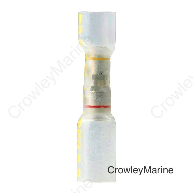 Ancor 320303 Heat Shrink Step-Down/Multi Wire Butt Connectors, Clear w/Yellow Dashes, 3/Pk