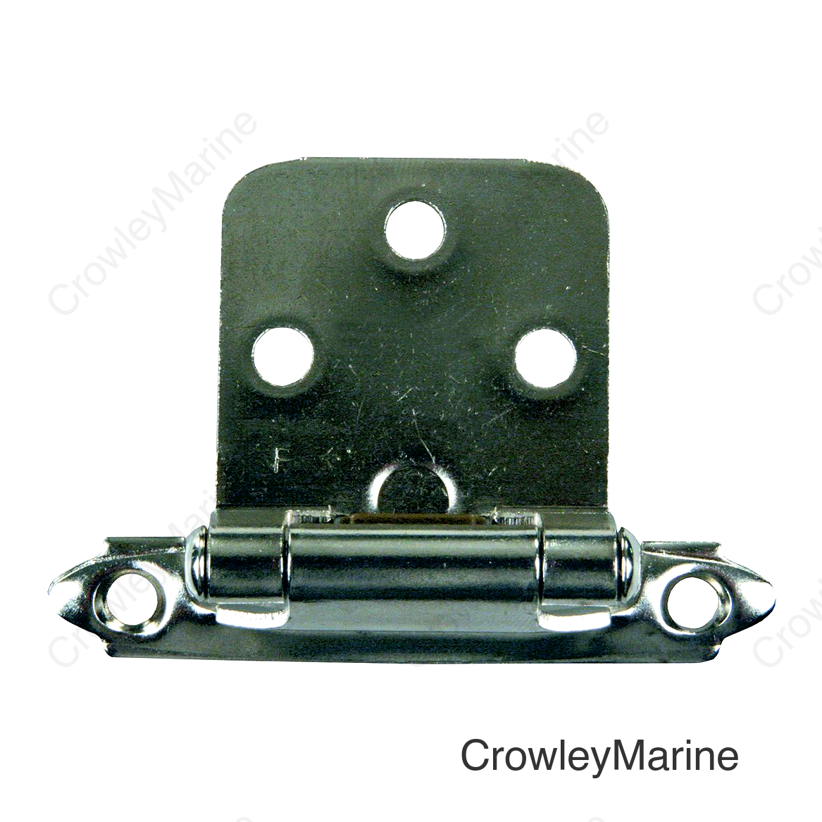 JR Products Self-Closing Flush Mount Hinge, Satin Nickel