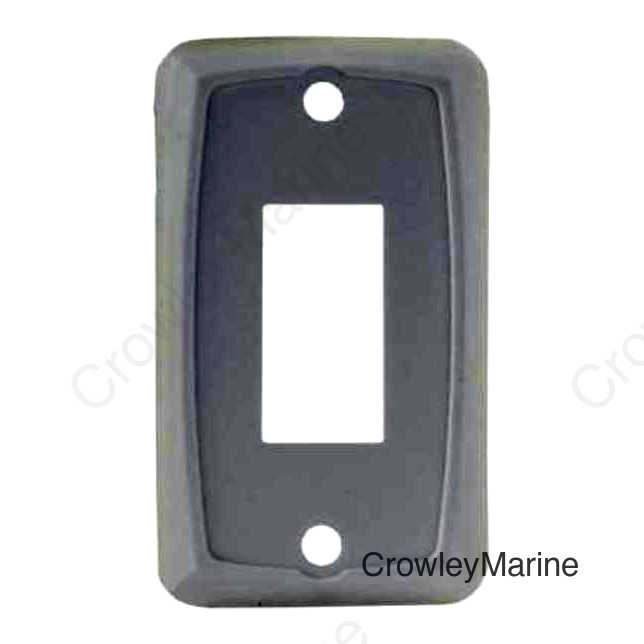 SINGLE FACE PLATE WHITE