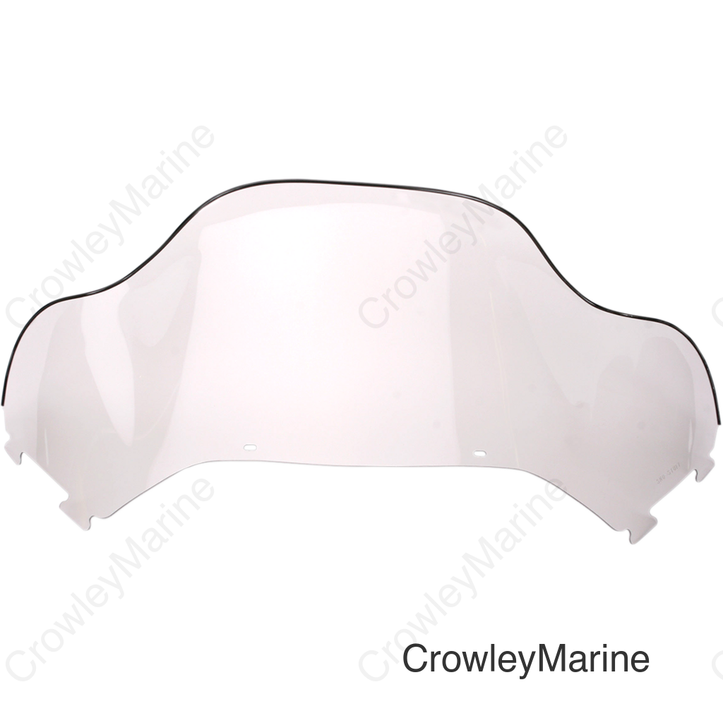 Windshield - 14" - Smoke - Low