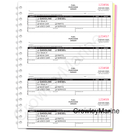 FUEL REQUEST BOOKS (636)