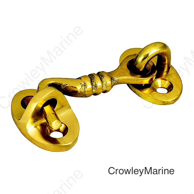 Sea-Dog 2220561 Decorative Door Hook, Brass, 2-1/2"