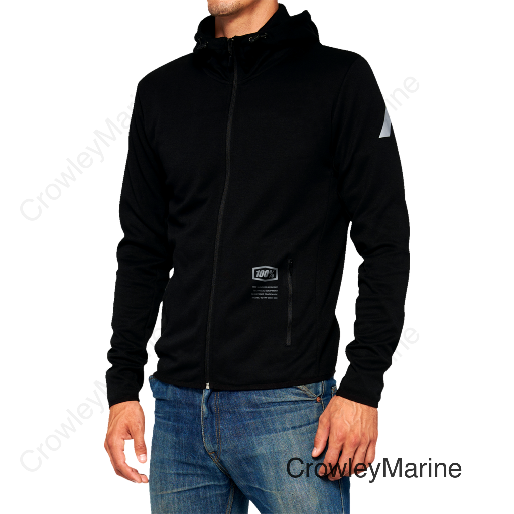 Viceroy Tech Zip Hoodie - Black - Large