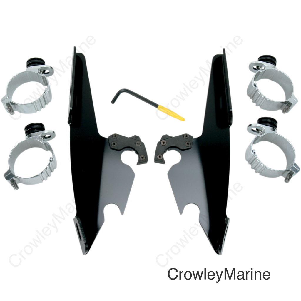 Fats/Slim Trigger Lock Mounting Kit - Black - Dyna