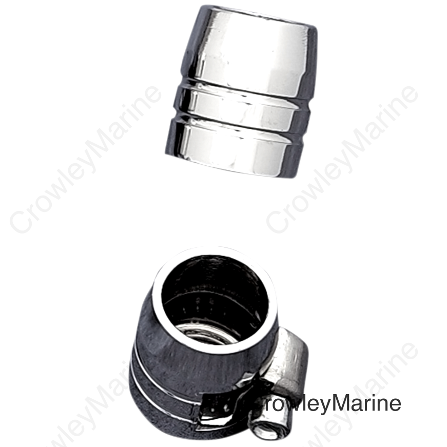 CHRM HOSE CLAMP GRVD 3/8"